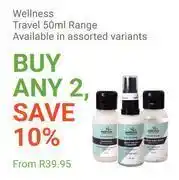 Wellness travel range-2 x 50ml