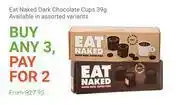 Wellness Warehouse Eat naked dark chocolate cups-any 3 x 39g offer