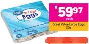 Game Great value large eggs- 30s offer