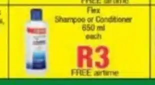 Spar Flex Shampoo or Conditioner 650ml offer