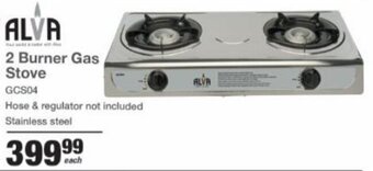 Mica Alva 2 Burner Gas Stove offer