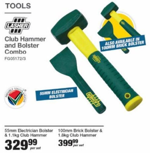 Club Hammer and Bolster Combo offer at Mica