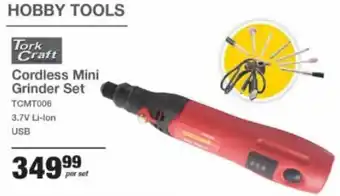 Mica Tork Craft Cordless Mini Grinder Set 3,7V Li-ion USB offer