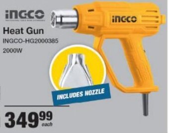 Mica Ingco Heat Gun 2000W offer