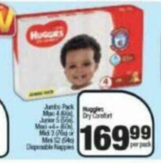Spar Huggies Dry Comfort offer