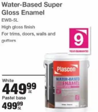 Water-Based Super Gloss Enamel 5L