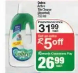Cobra Active Tile Cleaner 750ml