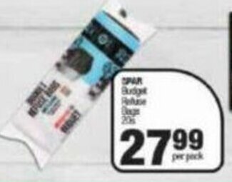 Spar SPAR Budget Refuse Bags 20s offer