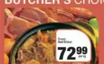 Spar Frozen Beef Briskets per kg offer