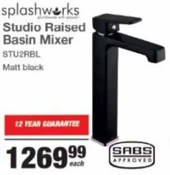 Studio Raised Basin Mixer