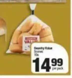 Spar Country Value Scones 10s offer