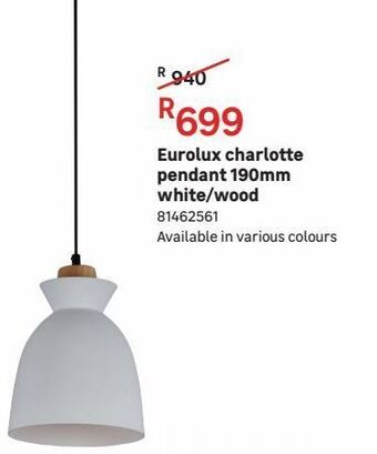 Leroy Merlin Pendant lamp eurolux offer