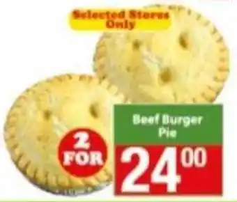 Check Save Beef Burger Pie 2 for offer