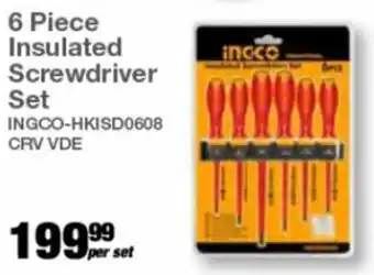 Mica Ingco Insulated Screwdriver Set offer