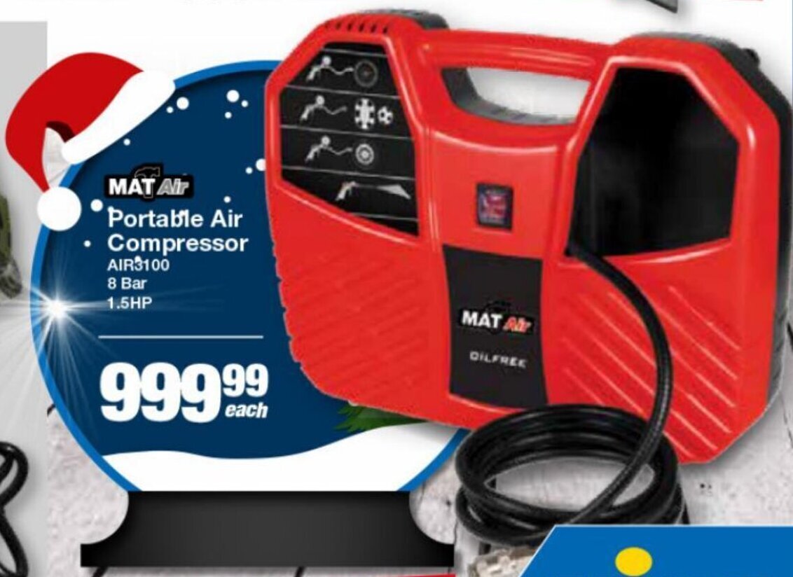 Mat Air Portable Air Compressor offer at Mica