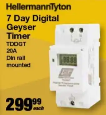 Mica Hellermanntylon 7 Day Digital Geyser Timer offer