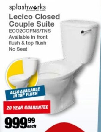 Mica Splashworks Lecico Closed Couple Suite offer