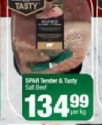 Spar Spar Tender & Tasty Salt Beef per kg offer