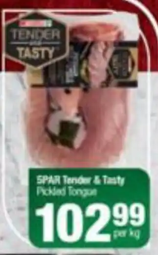 Spar Spar Tender & Tasty Pickled Beef Tongue per kg offer
