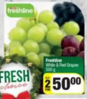 Spar Freshline White & Red Grapes 2 x 500g offer