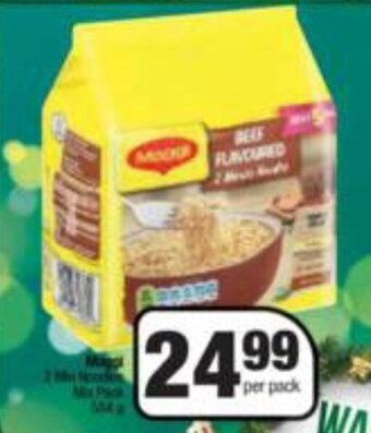 Spar Maggi 2 Minute Noodles per pack offer
