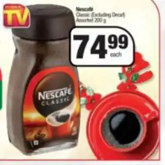 Spar Nescafé Classic assorted 200g offer