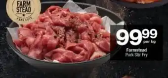 Checkers Farmstead Pork Stir Fry offer