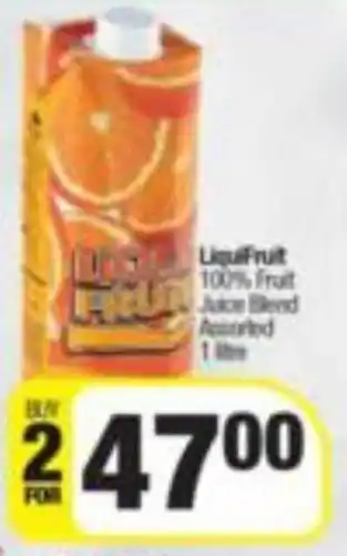 Liquifruit 100% Juice Belnd assorted 2 x 1 litre