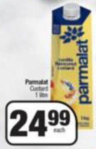 Spar Parmalat Custard 1 litre offer