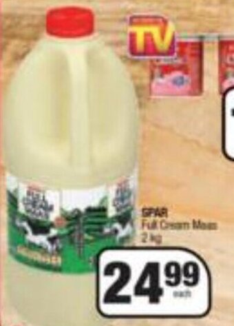 Spar Spar Full Cream Maas 2kg offer