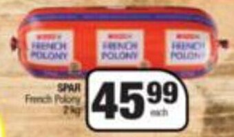 Spar Spar French Polony 2kg offer