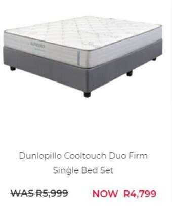 Dunlopillo Cooltouch Duo Firm Single Bed Set
