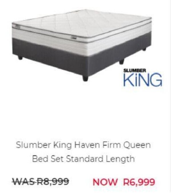 Slumber King Haven Firm Queen Bed Set Standard Length offer at Dial a Bed