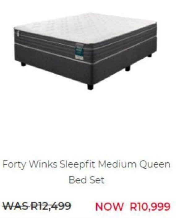 Forty Winks Sleepfit Medium Queen Bed Set offer at Dial a Bed