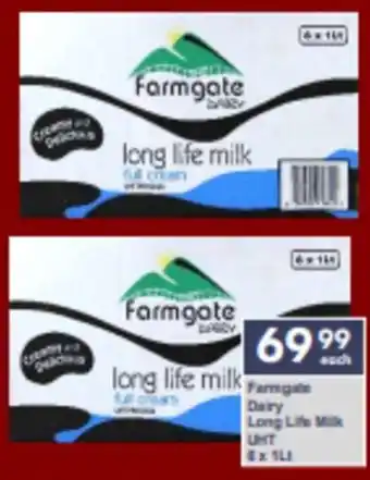 President Hyper Farmgate Long Life Milk 6x1lt offer