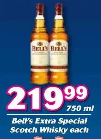 Cambridge Liquor Bell's Extra Special Scotch Whisky each 750 ml offer
