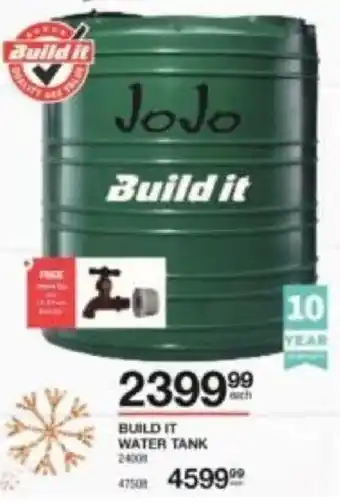 Build It Build It Water Tank offer