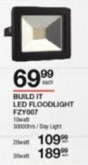 Build It Build It LED Floodlight FZY007 offer