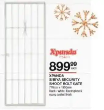 Build It Xpanda Sibiya Security Shoot Bolt Gate offer