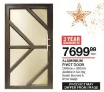 Aluminium Pivot Door