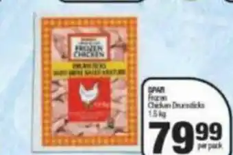 Spar SPAR Frozen Chicken Drumsticks 1.5kg offer