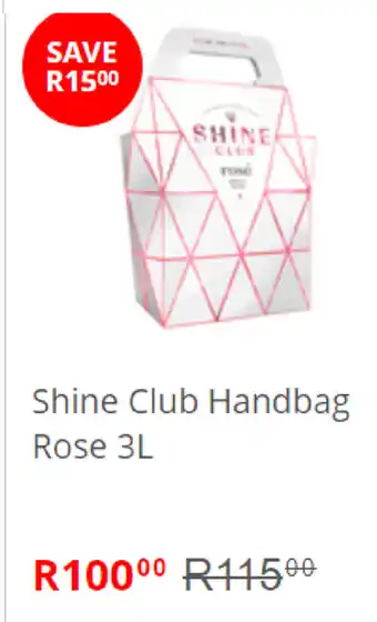 Shine Club Handbag 3L