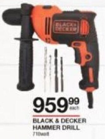 Build It Black & Decker Hammer Drill offer