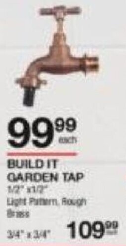 Build It Build It Garden Tap offer