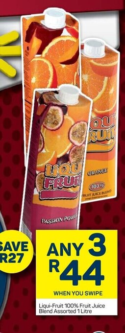 Pick n Pay Liqui-Fruit 100% Fruit Juice Blend Assorted 1 Litre offer