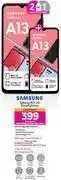 Game 2 x samsung galaxy a13 4g smartphone- on 1gb red top up core more data + promo 70 pm offer