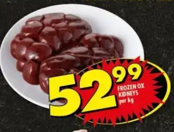 Shoprite Frozen Ox Kidneys per kg offer
