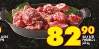 Shoprite Bulk Beef Potjiekos per kg offer