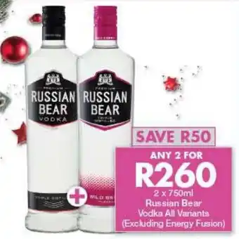 President Liquor 2 x 750ml Russian Beer Vodka all variants offer