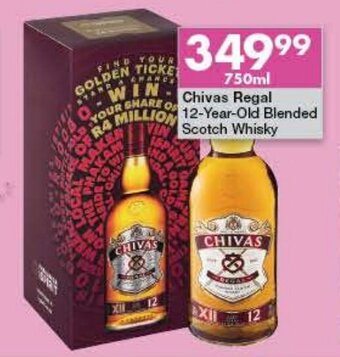 Chivas Regal 12-Year-Old Blended Scotch Whisky 750ml